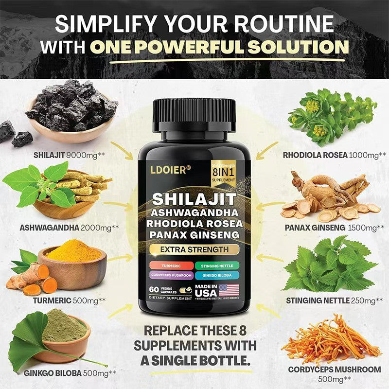 Shilajit and Sea Moss Capsules