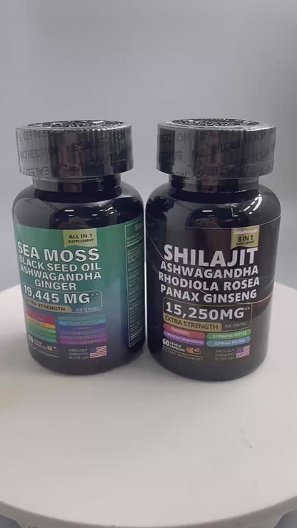Shilajit and Sea Moss Capsules