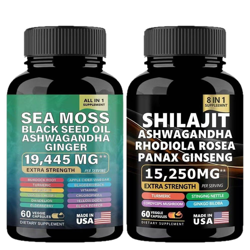 Shilajit and Sea Moss Capsules